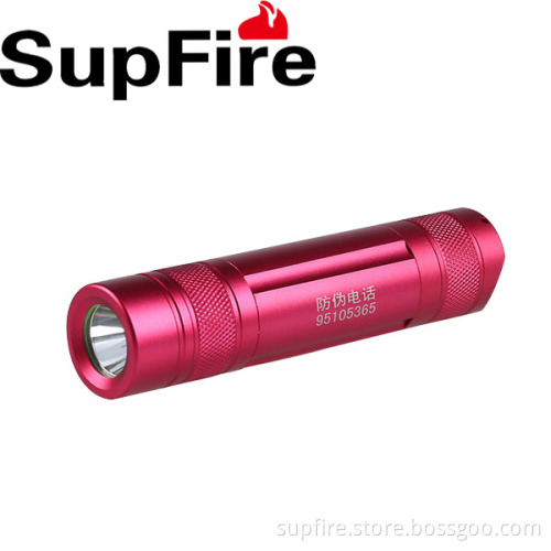 3W Rechargeable LED Flashlight with 18650 or AAA Battery
